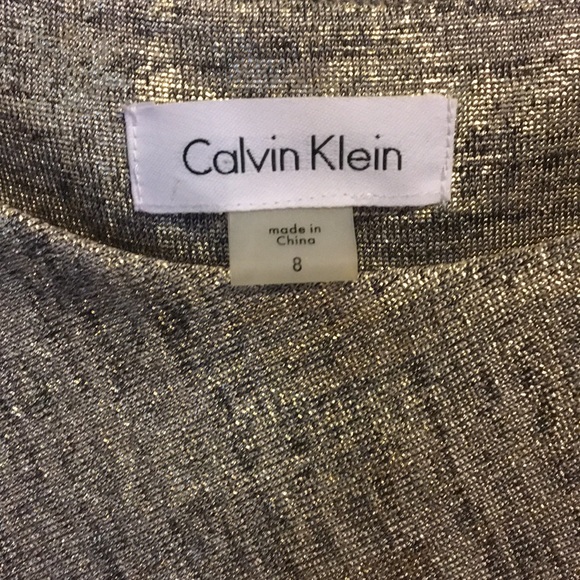Calvin Klein Gold dress - Picture 4 of 7